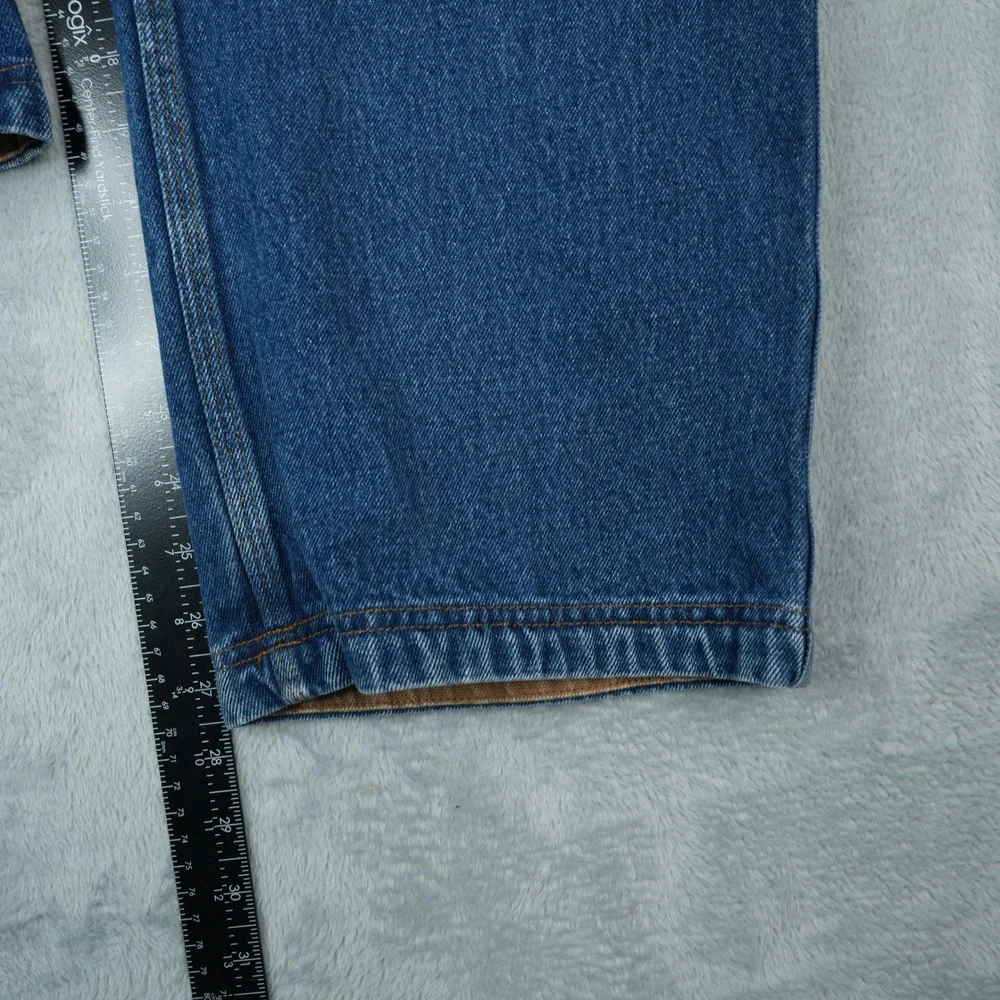 Duluth Trading Jeans Men 44x28 Blue Ballroom Relaxed Fit Workwear Rugged 86069B
